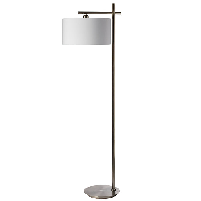 1lt Floor Lamp, Satin Chrome Finish | 131F-SC