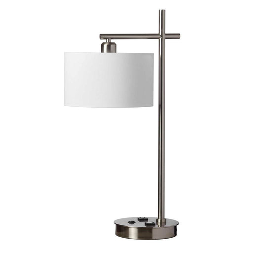 Dainolite 1 Light Incandescent Table Lamp w/USB Port, SC