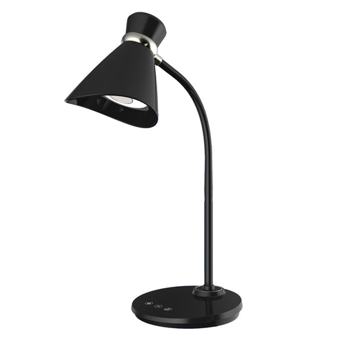 Dainolite 6W Desk Lamp, Black Finish