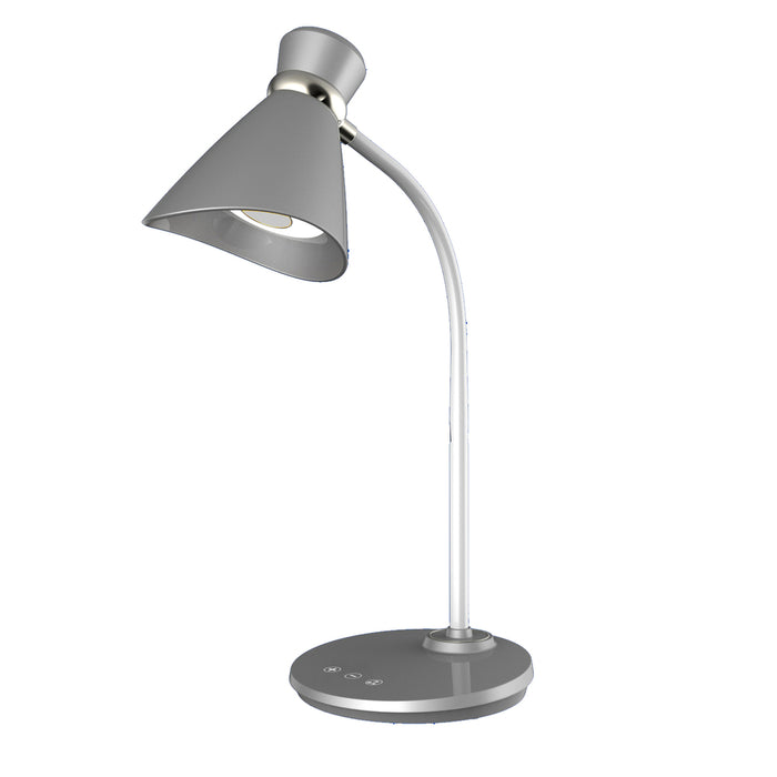 6w Desk Lamp, Silver Finish | 132LEDT-SV