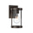 Kagen Small Outdoor Wall Light With Clear Glass Panels | P560393-020