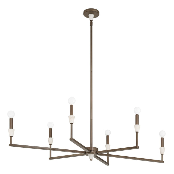 6 Light Linear Chandelier / Lustre Lineair 6 Light | 207365A