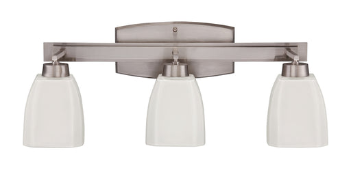 Craftmade Bridwell 3 Light Vanity in Brushed Polished Nickel