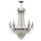 Majestic 11 Light Hand Cut Crystal Historic Brass Chandelier | 1486-HB-CL-MWP