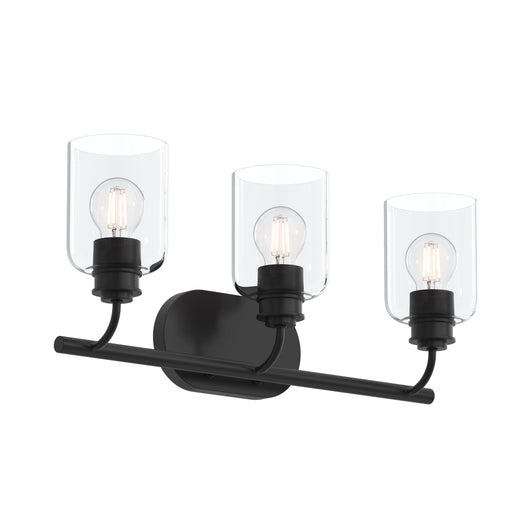 Reines Three-light Bath Vanity With Clear Glass Shades | P300567-31M