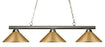 3 Light Billiard | 155-3BN-MSG