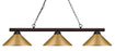 3 Light Billiard | 155-3BRZ-MSG