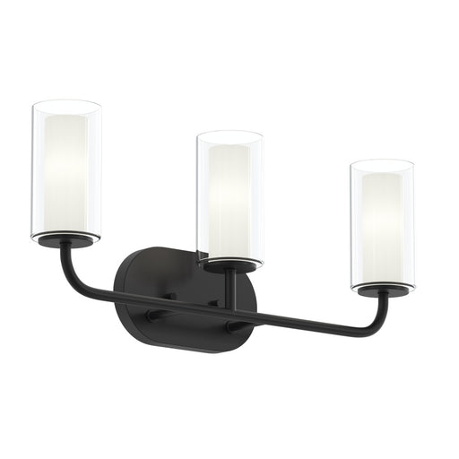 Mack Three-light Vanity Light With Layered Glass Shades | P300576-31M