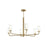 Mack Six-light Chandelier With Layered Glass Shades | P400477-191
