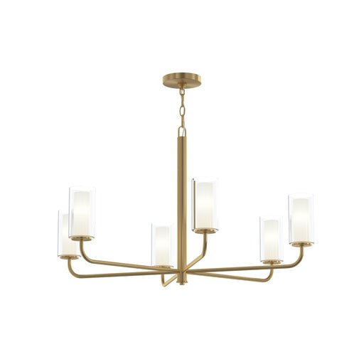 Mack Six-light Chandelier With Layered Glass Shades | P400477-191