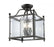 3 Light Semi Flush Mount | 177-3SF-M