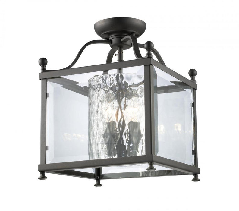 3 Light Semi Flush Mount | 177-3SF-M