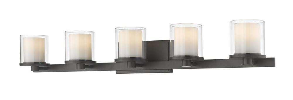 5 Light Vanity | 1918-5V-BRZ-LED