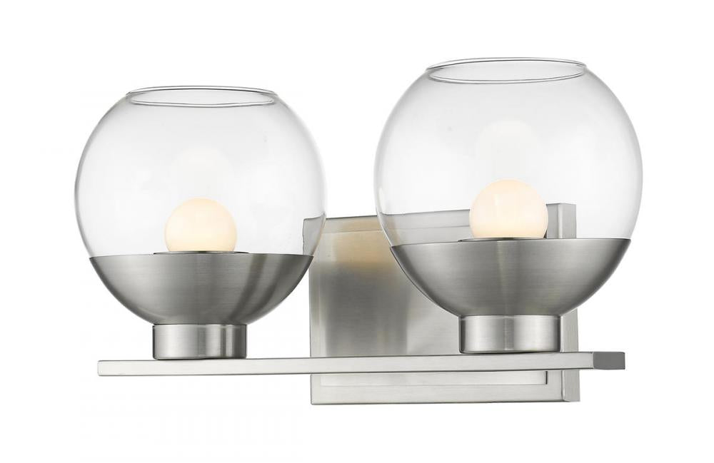 2 Light Vanity | 1924-2V-BN-LED