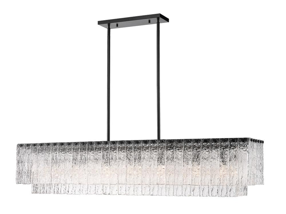 7 Light Linear Chandelier | 1943-53L-MB
