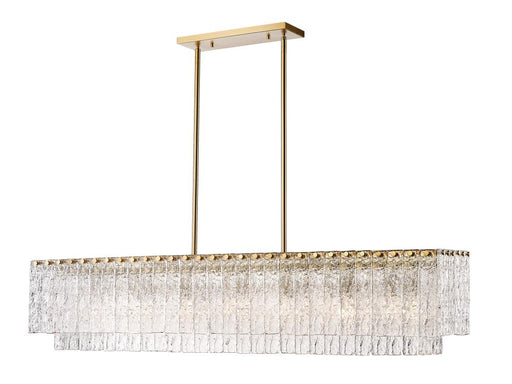 7 Light Linear Chandelier | 1943-53L-MGLD