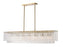 7 Light Linear Chandelier | 1943-53L-MGLD