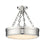 1 Light Semi Flush Mount | 1944SF15-PN-LED