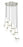 11 Light Chandelier | 1946P-11R-BN