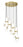 11 Light Chandelier | 1946P-11R-MGLD