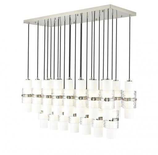 23 Light Linear Chandelier | 1946P-23L-BN