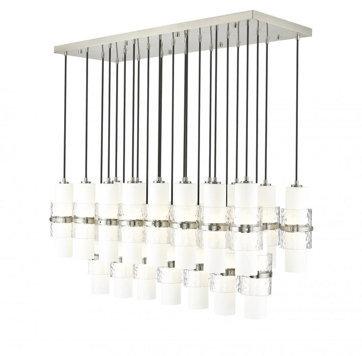 23 Light Linear Chandelier | 1946P-23L-BN
