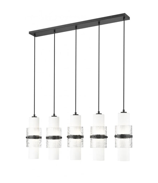 5 Light Linear Chandelier | 1946P-5L-MB