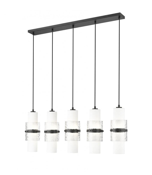 5 Light Linear Chandelier | 1946P-5L-MB