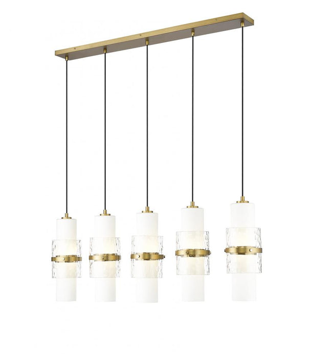 5 Light Linear Chandelier | 1946P-5L-MGLD