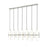 7 Light Linear Chandelier | 1946P-7L-BN