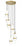 7 Light Chandelier | 1946P-7R-MGLD