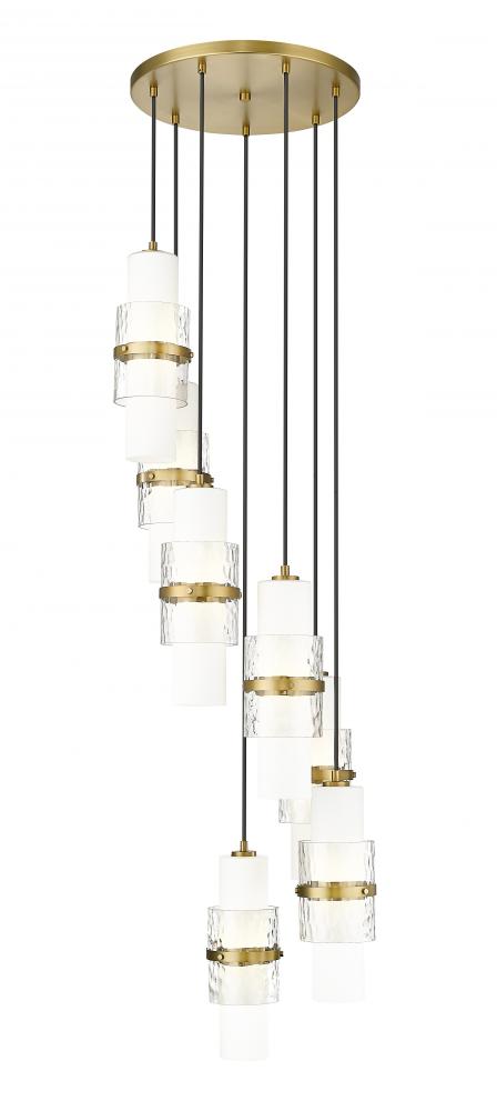 7 Light Chandelier | 1946P-7R-MGLD