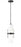 1 Light Pendant | 1946P-MB