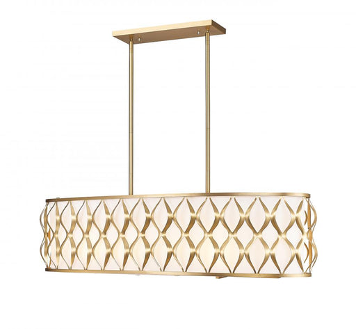 10 Light Linear Chandelier | 1948-42L-MGLD