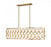 10 Light Linear Chandelier | 1948-42L-MGLD