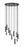 11 Light Chandelier | 1956P-11R-MB