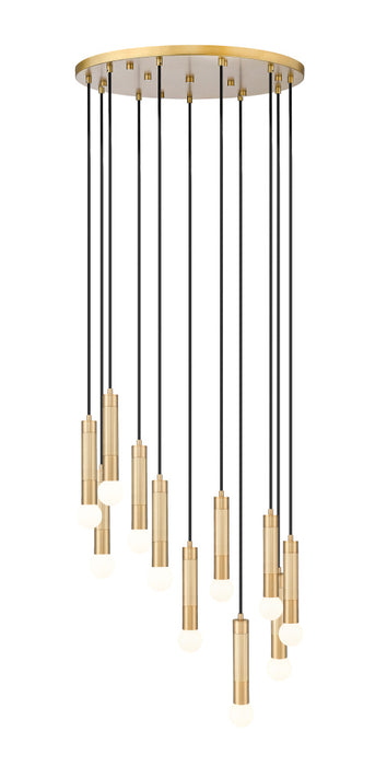 11 Light Chandelier | 1956P-11R-MGLD