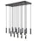 17 Light Linear Chandelier | 1956P-17L-MB