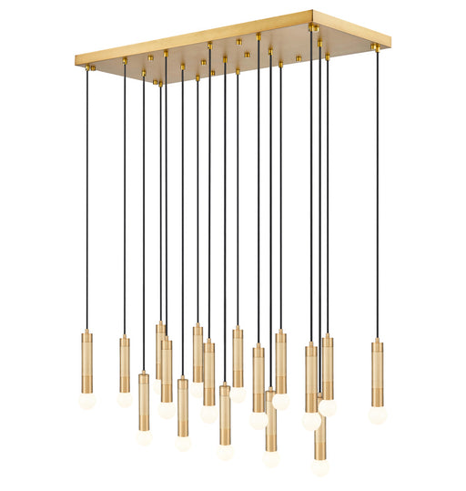 17 Light Linear Chandelier | 1956P-17L-MGLD