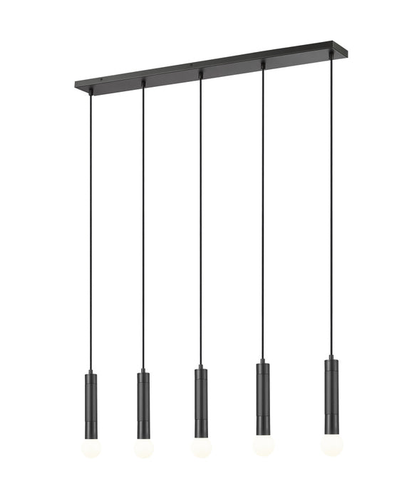 5 Light Linear Chandelier | 1956P-5L-MB