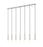 7 Light Linear Chandelier | 1956P-7L-BN