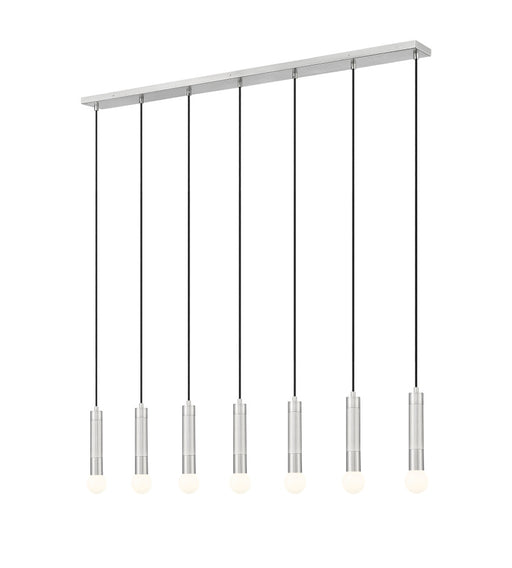 7 Light Linear Chandelier | 1956P-7L-BN