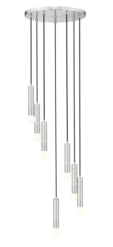 7 Light Chandelier | 1956P-7R-BN
