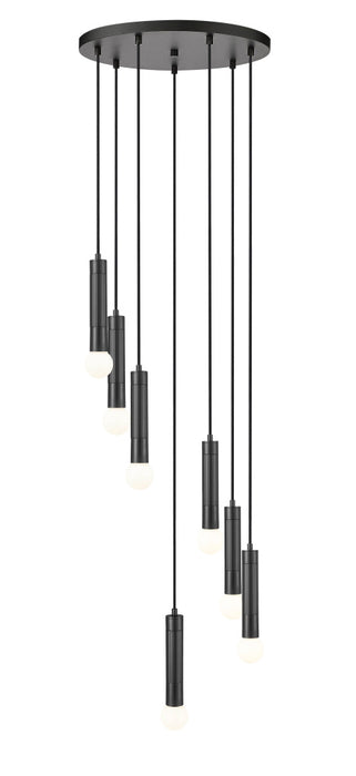 7 Light Chandelier | 1956P-7R-MB