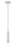 1 Light Pendant | 1956P-ROD-BN