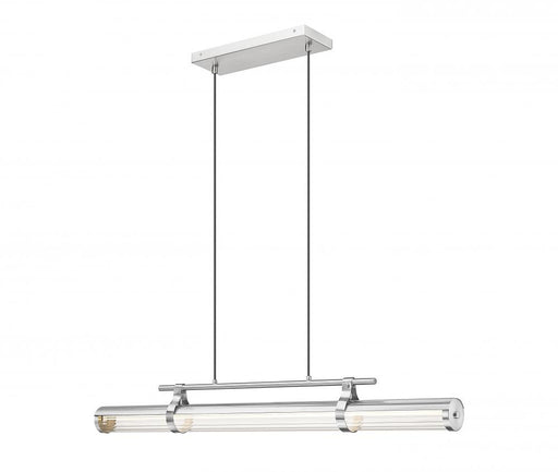 1 Light Linear Chandelier | 1959-44L-BN-LED