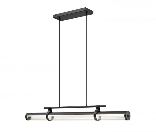 1 Light Linear Chandelier | 1959-44L-MB-LED