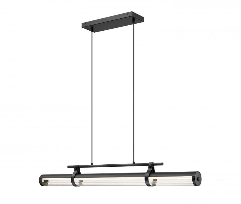 1 Light Linear Chandelier | 1959-44L-MB-LED