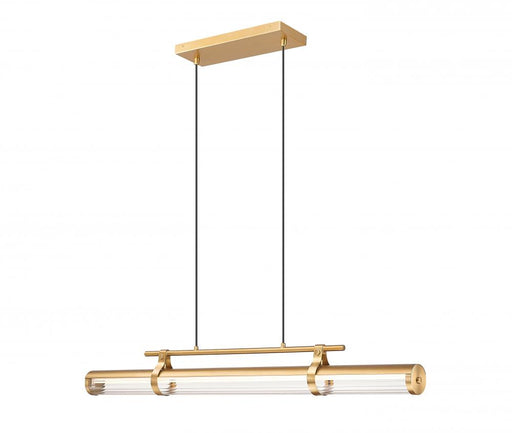 1 Light Linear Chandelier | 1959-44L-MGLD-LED