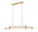 1 Light Linear Chandelier | 1959-54L-MGLD-LED